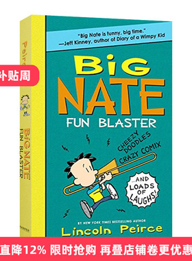 英文原版 Big Nate Fun Blaster Cheezy Doodles Crazy Comix and Loads of Laughs! 大内特活动书2 英文版 进口英语原版书籍