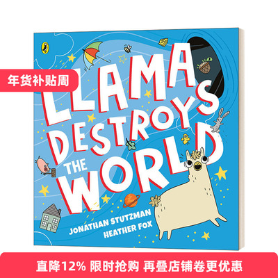 Llama Destroys the World 羊驼毁灭世界进口原版英文书籍