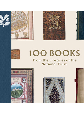 英文原版 100 Books From The Libraries of The National Trust 国家信托图书馆的100本书 精装 英文版 进口英语原版书籍