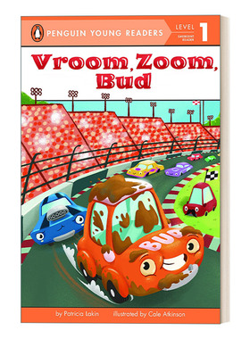 英文原版 Vroom Zoom Bud - Penguin Young Readers Level 1 企鹅青少分级阅读1级 英文版 进口英语原版书籍