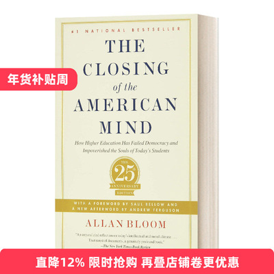 英文原版美国精神的封闭