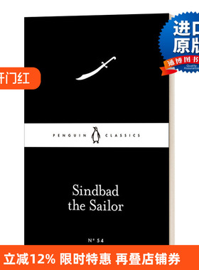 Sindbad the Sailor 水手辛巴达 小黑书进口原版英文书籍
