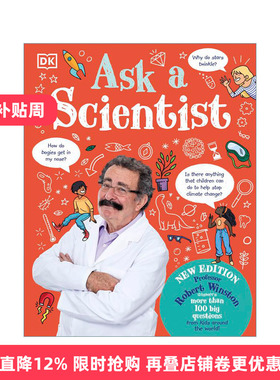 Ask A Scientist 问问科学家 儿童科普百科 100个现实中的问题 新版 精装进口书籍英文原版