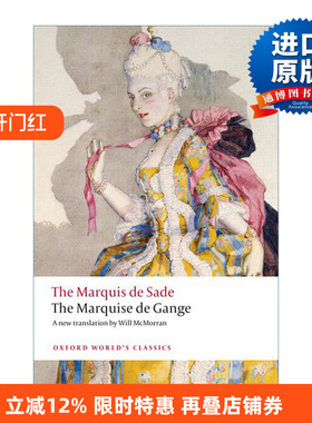 英文原版 The Marquise de Gange 香阁侯爵 萨德侯爵 牛津世界经典系列 英文版 进口英语原版书籍