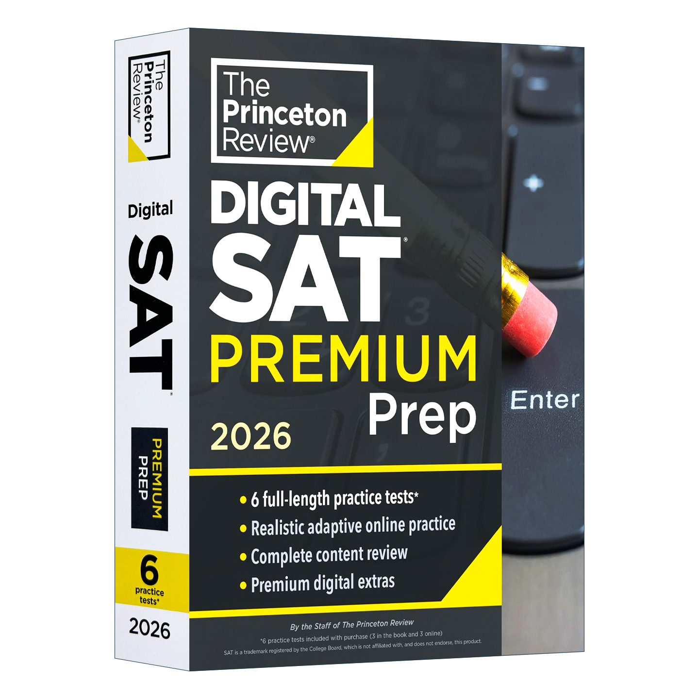 英文原版 Princeton Review Digital SAT Premium Prep 2026 普林斯顿数字化SAT考试备考指南2026 优质增值版 进口英语原版书籍