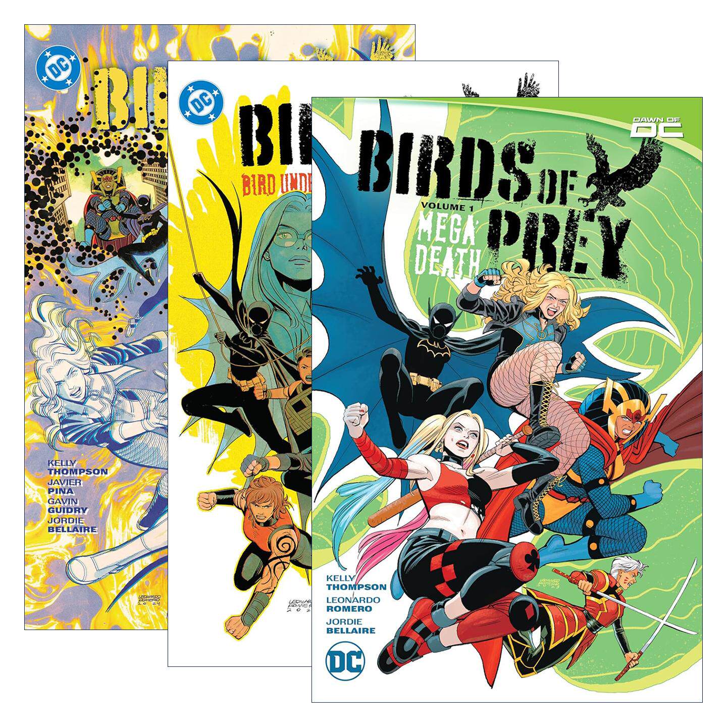 英文原版 Birds of Prey 猛禽小队3册 天堂猎鹰 DC漫画 Kelly Thompson 英文版 进口英语原版书籍