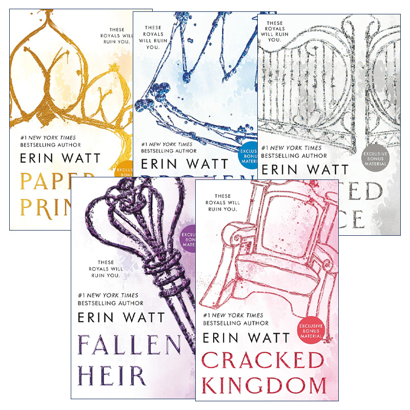 英文原版 The Royals 王室系列5册 浪漫小说 Erin Watt 英文版 进口英语原版书籍