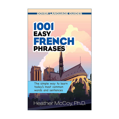 原版 1001 Easy French Phrases 1001个简单法语短语 Heather McCoy 进口原版书籍