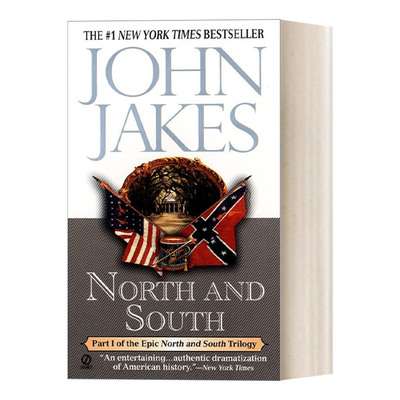 英文原版 North and South North and South Trilogy 01 南北战争三部曲1 北与南 历史小说 John Jakes 英文版 进口英语原版书籍