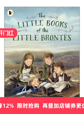 英文原版 The Little Books of the Little Brontes 勃朗特姐妹的小小书 儿童名作家传记绘本 英文版 进口英语原版书籍