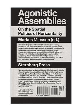 英文原版 Agonistic Assemblies The MIT Press 竞争集会 论横向的空间政治 卢森堡大学城市转型教授Markus Miessen 英文版