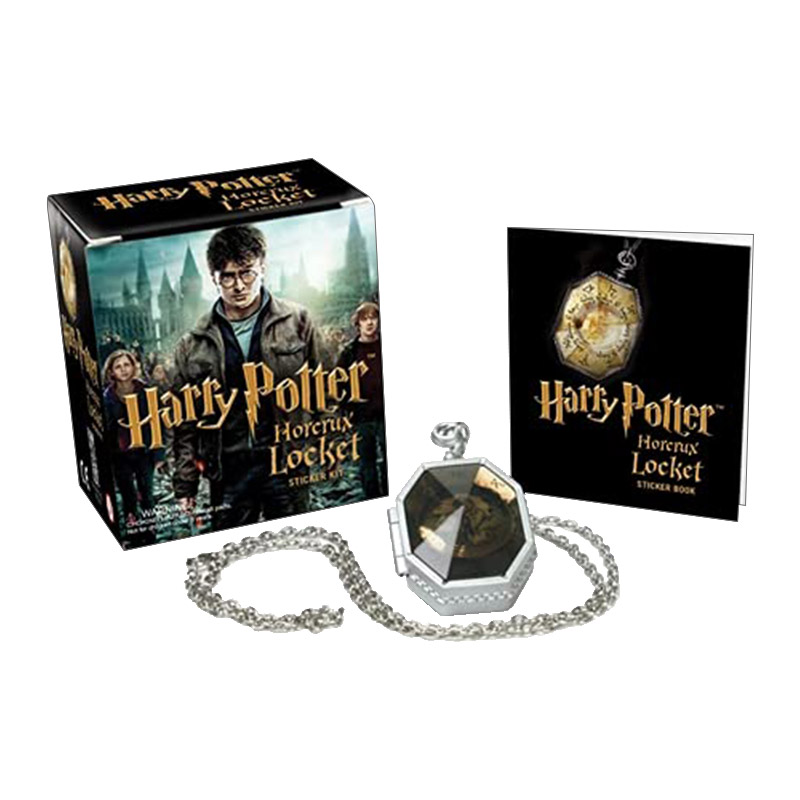 英文原版 Harry Potter Horcrux Locket and Sticker Book 哈利波特 特斯莱特林挂坠 附贴纸书 周边 英文版 进口英语原版书籍