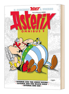 Asterix: Asterix Omnibus 9  高卢英雄历险记 25-27 合订本 卷九进口原版英文书籍