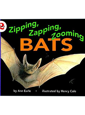 英文原版绘本 Let's Read and Find Out 2 Zipping Zapping  Zooming Bats 自然科学启蒙L2 蝙蝠的秘密 英文版 进口英语原版书籍