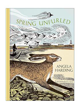 英文原版 Spring Unfurled 季节版画四部曲 春之舒展 艺术自然插画设定集精装 Angela Harding 英文版 进口英语原版书籍