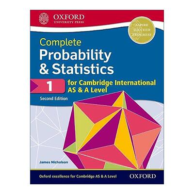 英文原版 Complete Probability & Statistics 1 For Cambridge International AS & A Level Student Book 牛津剑桥国际考试教材