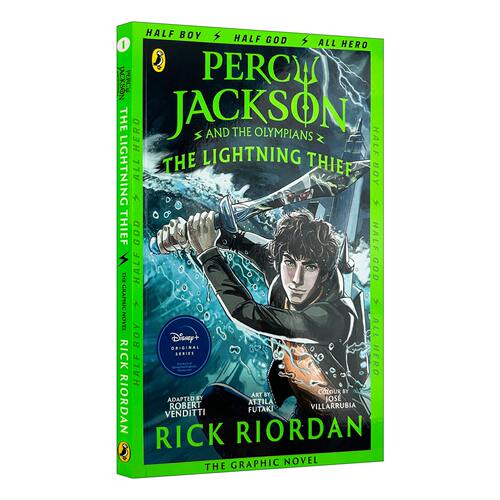 英文原版 Percy Jackson and the Lightning Thief The Graphic Novel 波西·杰克逊与神火之盗 漫画版1 英文版 进口英语原版书籍
