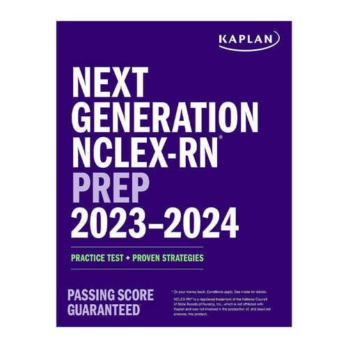 英文原版 Next Generation NCLEX-RN Prep 2023-2024 卡普兰美国注册护士考试备考2023-2024 英文版 进口英语原版书籍
