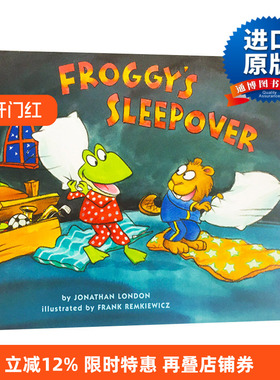 Froggy's Sleepover 青蛙小吉在外过夜 大开绘本进口原版英文书籍