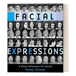 Simon进口原版 Facial Mark 面部表情大全 英文书籍 Expressions