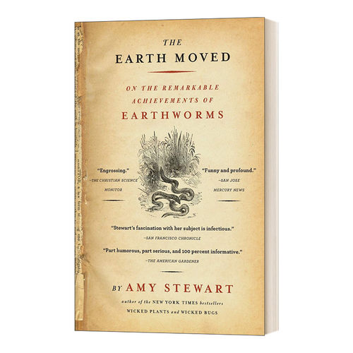 The Earth Moved 了不起的地下工作者 蚯蚓的故事 趣味自然史进口原版英文书籍