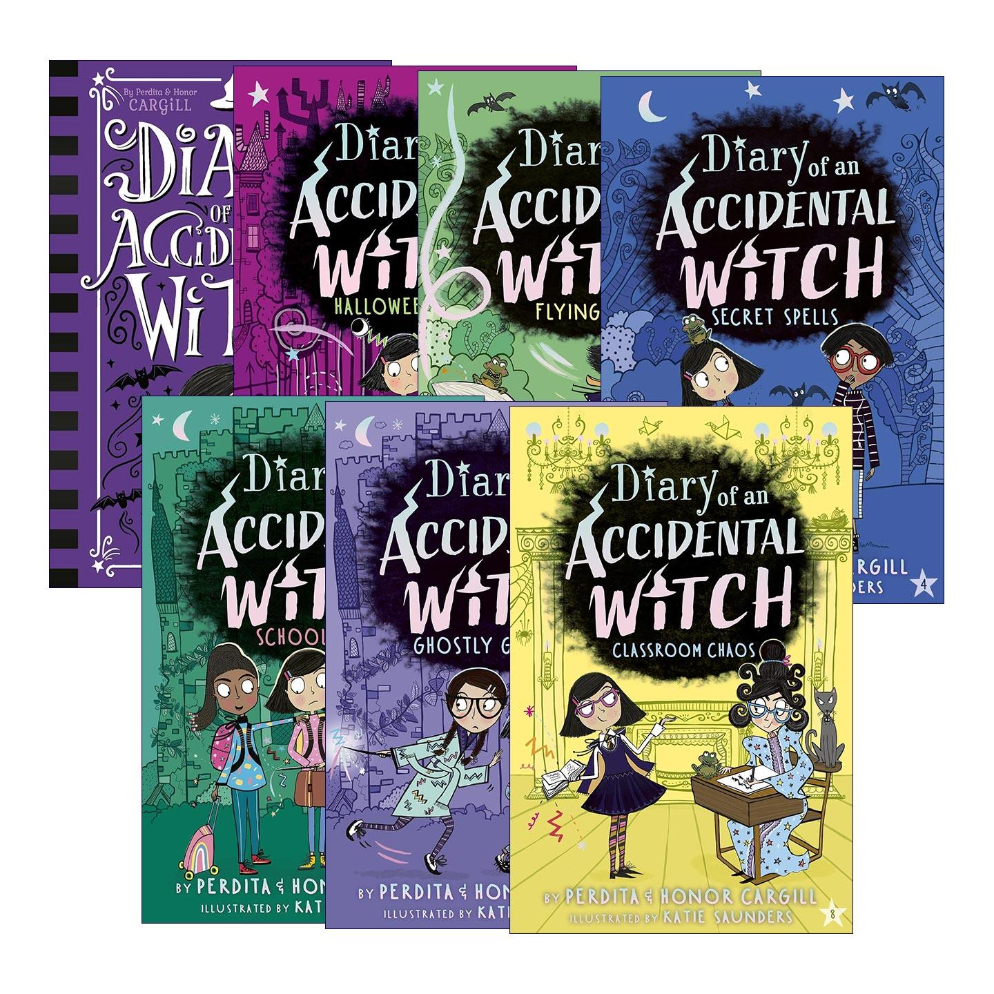 英文原版 Diary of an Accidental Witch 意外女巫日记系列7册 儿童章节桥梁故事书 Perdita Cargill 英文版 进口英语原版书籍