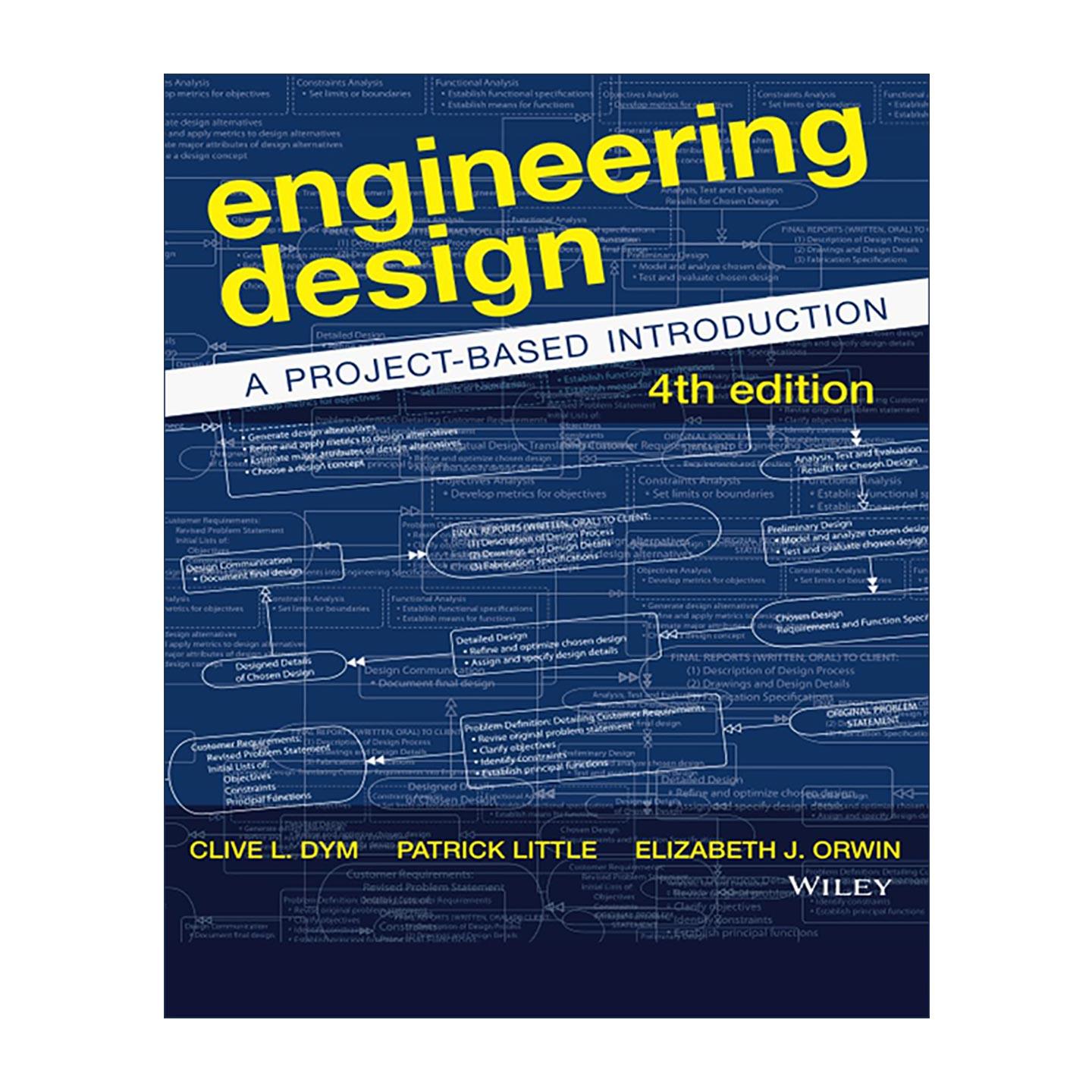 英文原版 Engineering Design 工程设计 基于项目的导论 第4版 英文版 进口英语原版书籍