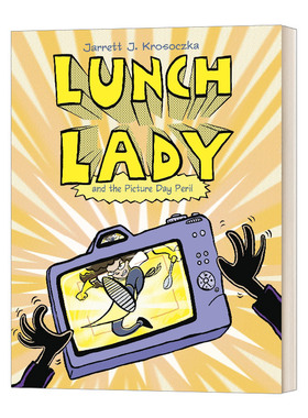 英文原版 Lunch Lady and the Picture Day Peril 食堂阿姨8 热血漫画 英文版 进口英语原版书籍