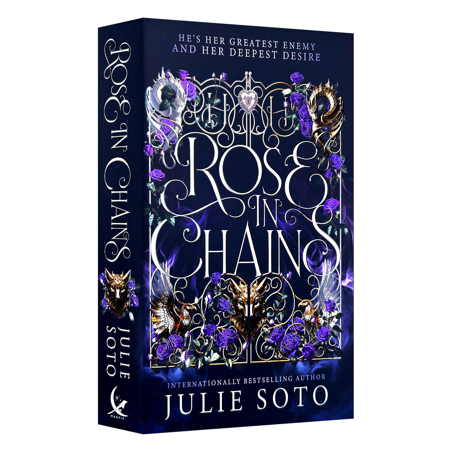 英文原版 Rose in Chains 链中玫瑰 精装刷边版 Julie Soto畅销浪漫爱情奇幻小说 永恒三部曲1 英文版 进口英语原版书籍