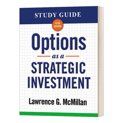 英文原版 Study Guide for Options as a Strategic Investment 5th Edition 作为战略投资的期权研究指南第五版 进口英语书