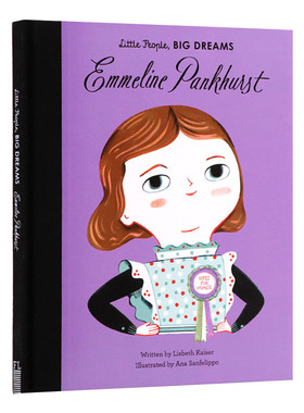 英文原版 Emmeline Pankhurst 小人物大梦想 艾米琳潘克赫斯特 女孩篇 儿童艺术启蒙绘本 励志读物 英文版 进口英语原版书籍