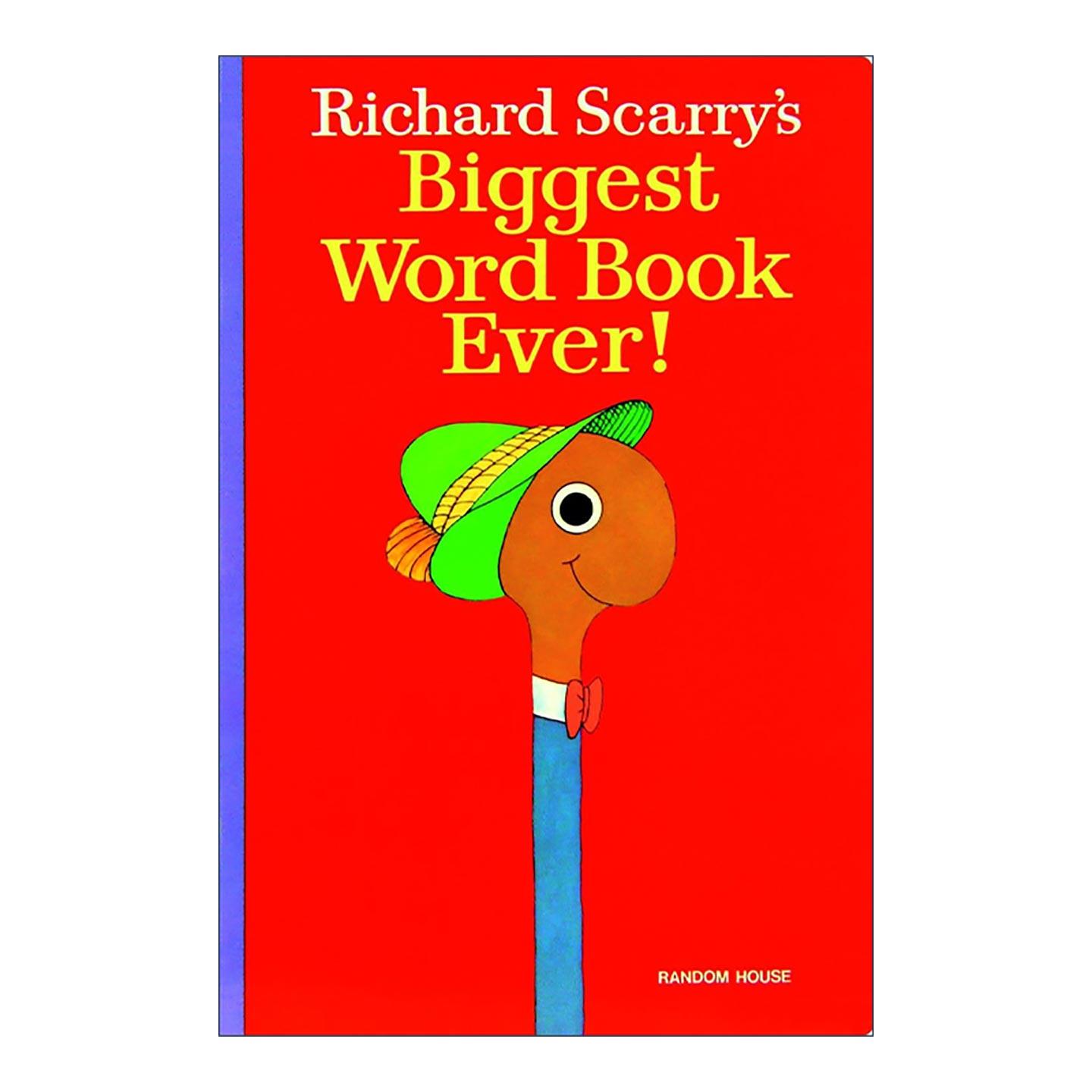英文原版 Richard Scarry's Best Word Book Ever 斯凯瑞金色童书 词汇书 经典绘本 超大全彩精装纸板书 英文版 进口英语原版书籍