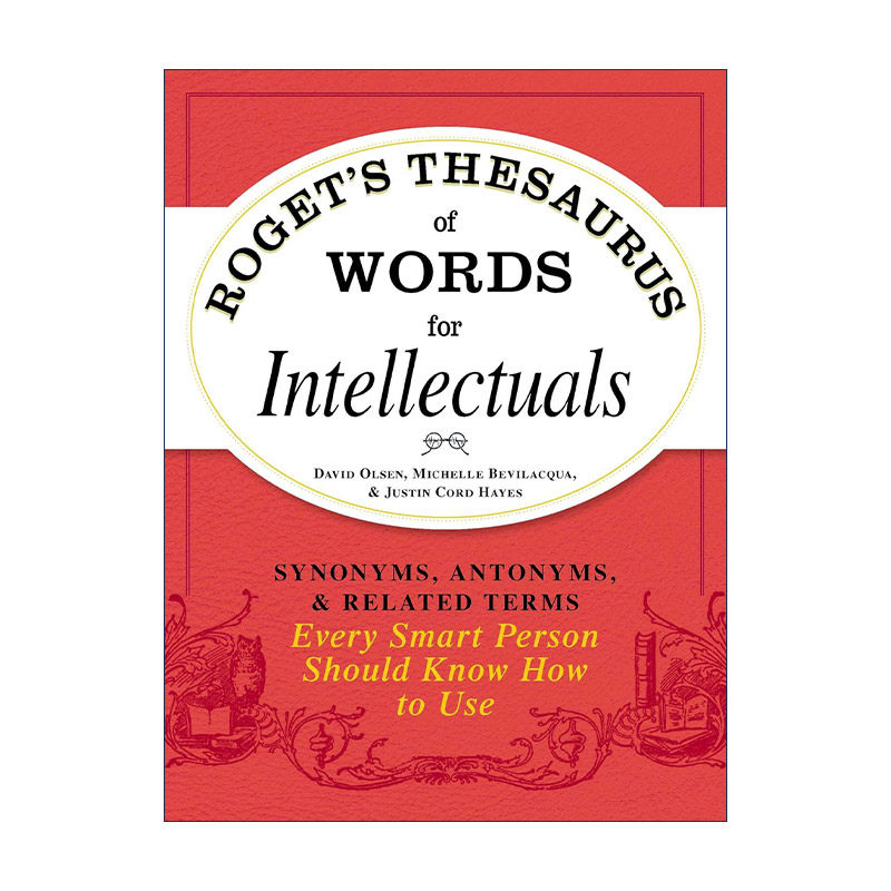 英文原版 Roget's Thesaurus of Words for Intellectuals 罗氏同义词典 英文版 进口英语原版书籍