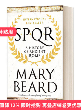 英文原版 SPQR 罗马元老院与人民 元老院与人民的荣光古史 玛丽 比尔德 英文版 进口英语原版书籍