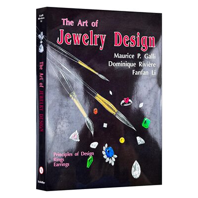 英文原版 The Art of Jewelry Design 珠宝设计艺术 设计原则 戒指和耳环 精装图解指南 Maurice P. Galli 英文版进口英语原版书籍