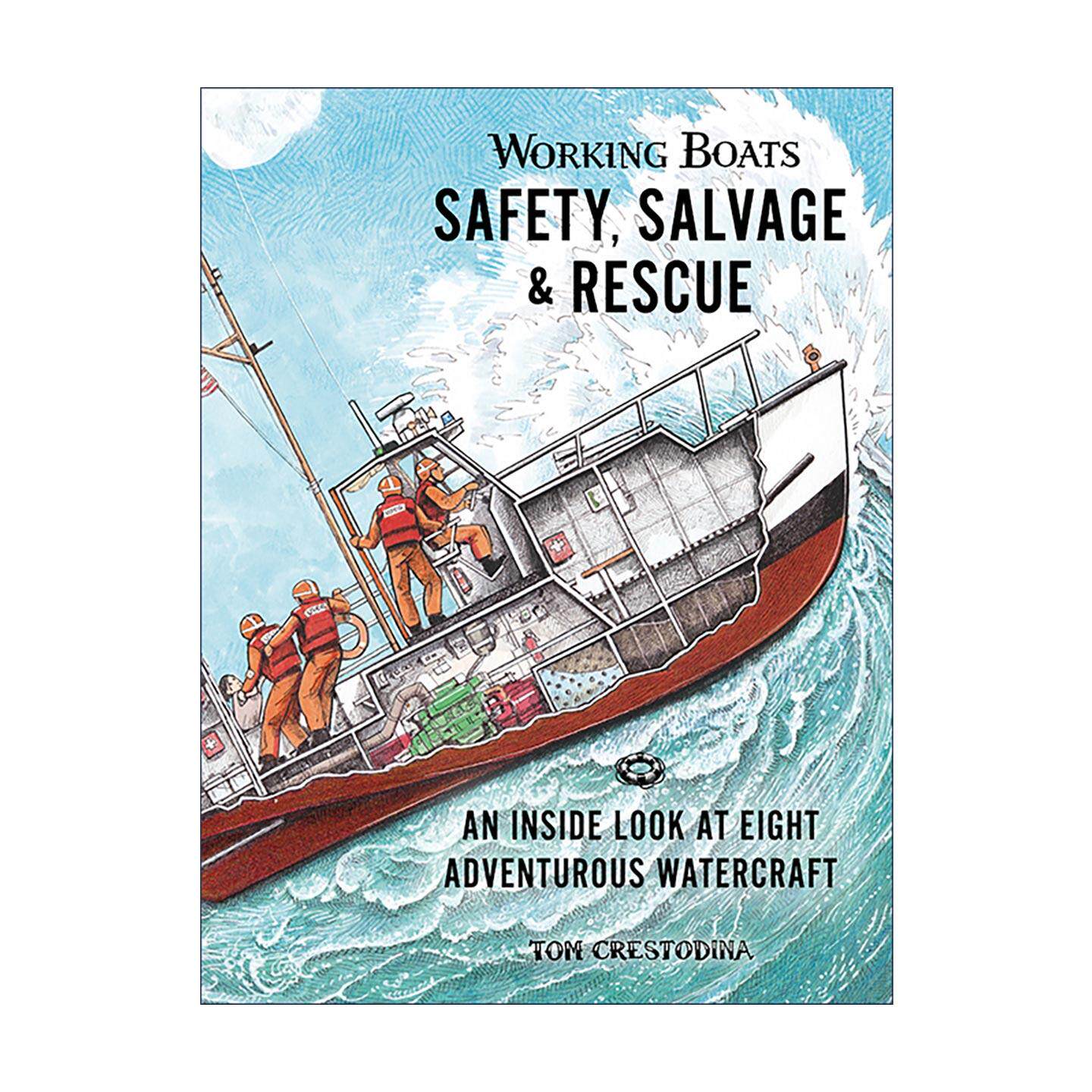 英文原版 Working Boats Saftey Salvage 忙碌的大船 探秘10艘特种船舶 体验10种海上人生 托马斯·克雷斯图迪纳 儿童精装科普百科