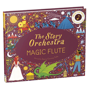The Story Orchestra：The Magic Flute  莫扎特：魔笛 交响乐团发声书进口原版英文书籍