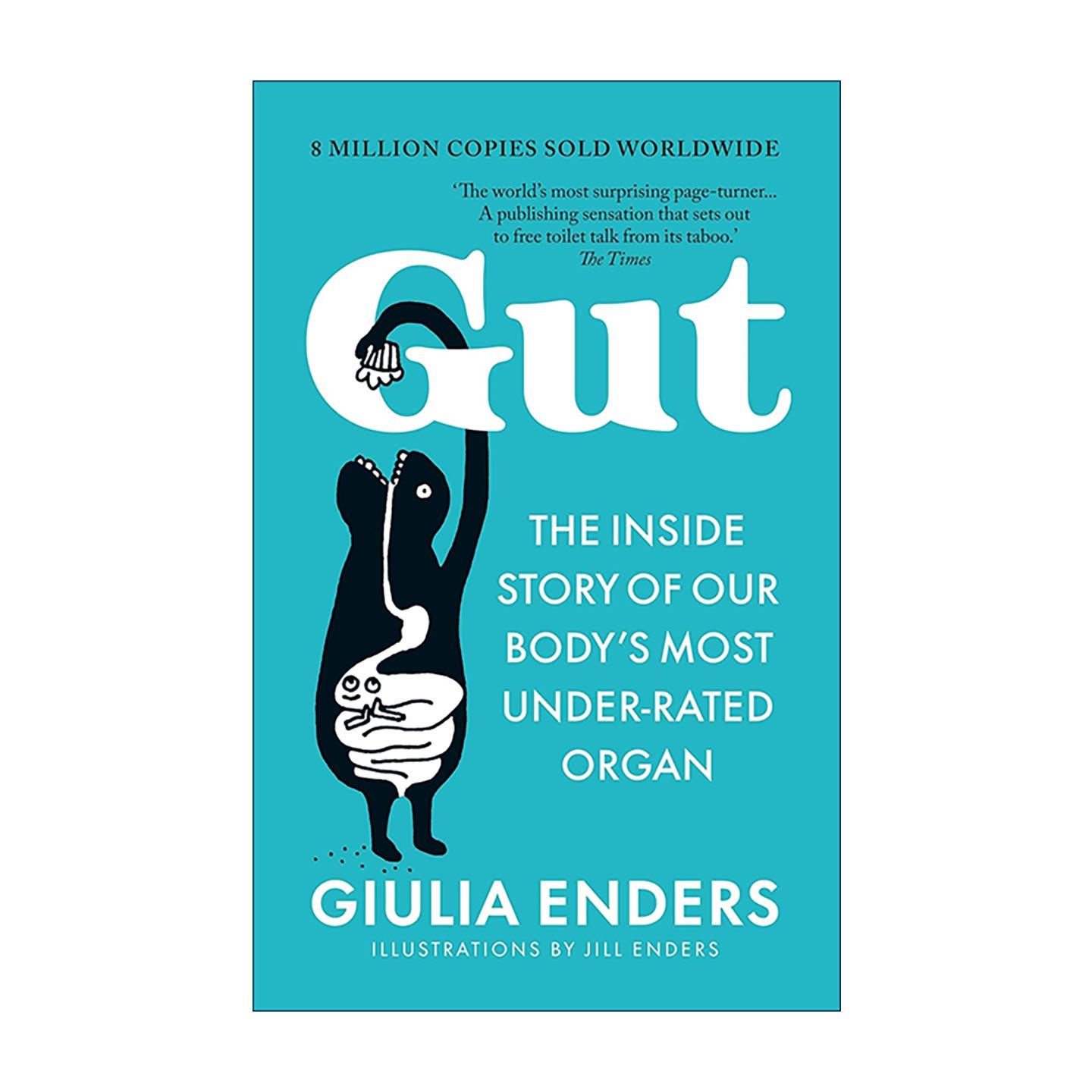 英文原版 Gut 肠子的小心思 人体被低估器官的真相 硬核科普读物 朱莉娅·恩德斯 Giulia Enders 英文版 进口英语原版书籍