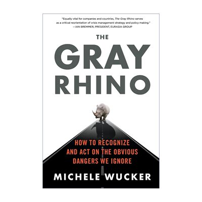 英文原版 The Gray Rhino How to Recognize and Act on the Obvious Dangers We Ignore 灰犀牛 如何应对大概率危机 英文版进口书