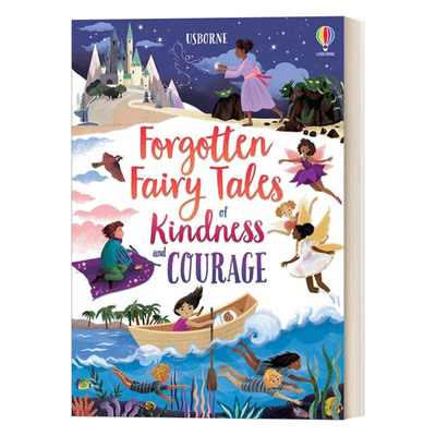 英文原版 Forgotten Fairytales of Kindness and Courage 关于善良和勇气 精装 儿童启蒙读物 全彩插画故事书 英文版 进口英语书