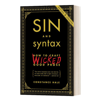英文原版 Sin and Syntax How to Craft Wicked Good Prose 罪与句法 如何创作邪恶的好散文 英文版 进口英语原版书籍