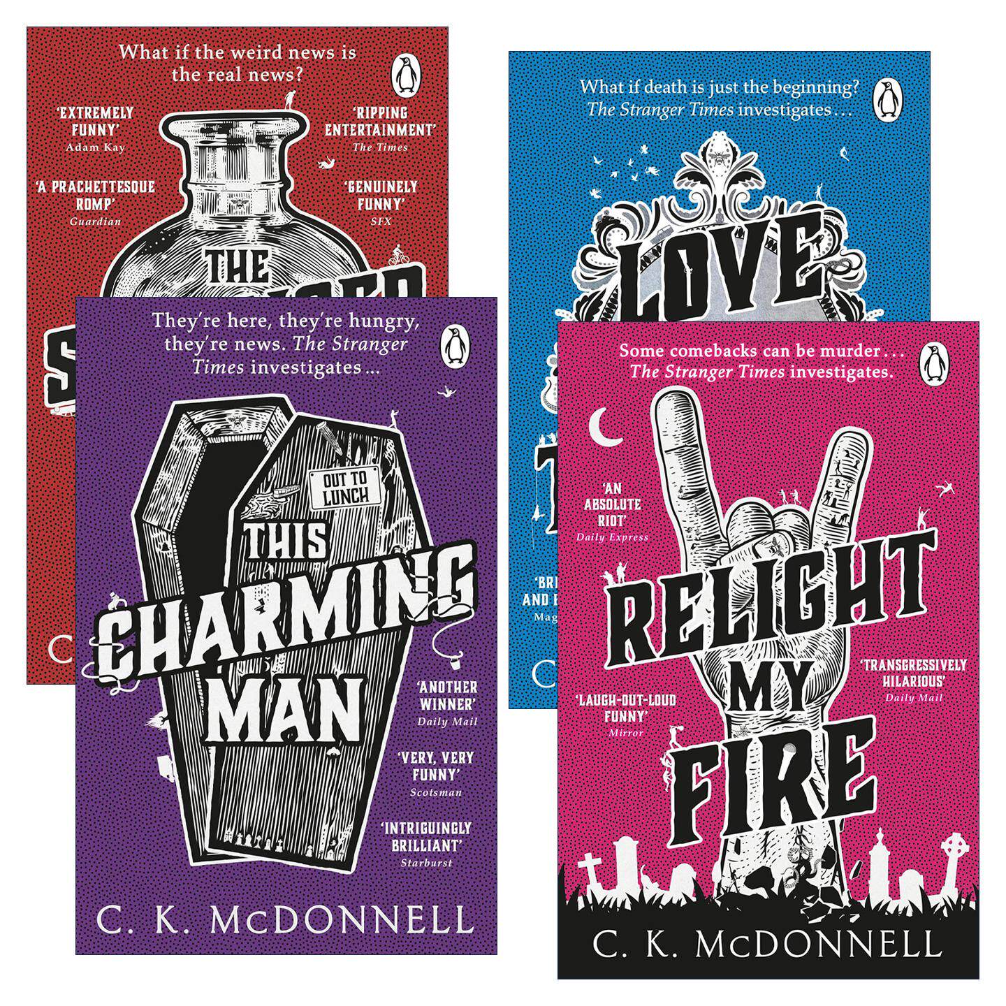 英文原版 The Stranger Times 怪奇周报1-4册 C. K. McDonnell畅销历史奇幻小说 英文版 进口英语原版书籍