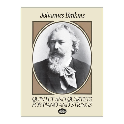 英文原版 Quintet and Quartets for Piano and Strings 约翰内斯·勃拉姆斯钢琴和弦乐四重奏 五重奏作品全谱 Johannes Brahms