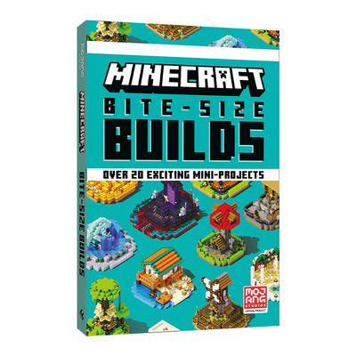 Minecraft Bite-Size Builds 我的世界 20个迷你建筑 官方指南 精装进口原版英文书籍