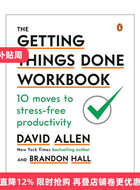 英文原版 The Getting Things Done Workbook 搞定 无压工作的艺术练习册 David Allen戴维·艾伦 英文版 进口英语原版书籍