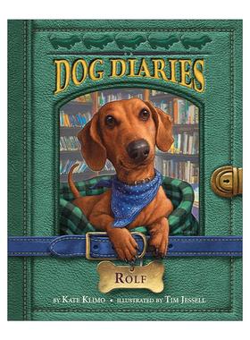 英文原版 Dog Diaries #10 Rolf 小狗日记系列10 儿童章节桥梁故事书 Kate Klimo 英文版 进口英语原版书籍