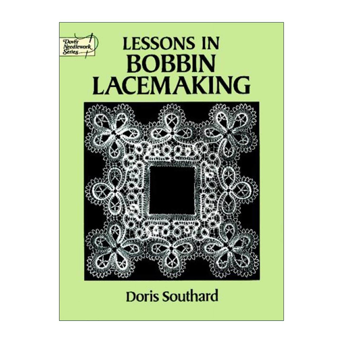 英文原版 Lessons in Bobbin Lacemaking 梭结蕾丝工艺制作教程 线轴花边图案设计 装饰艺术 英文版 进口英语原版书籍