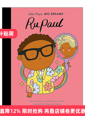 英文原版 Little People Big Dreams RuPaul 小人物大梦想儿童精装绘本 变装皇后鲁保罗 英文版 进口英语原版书籍