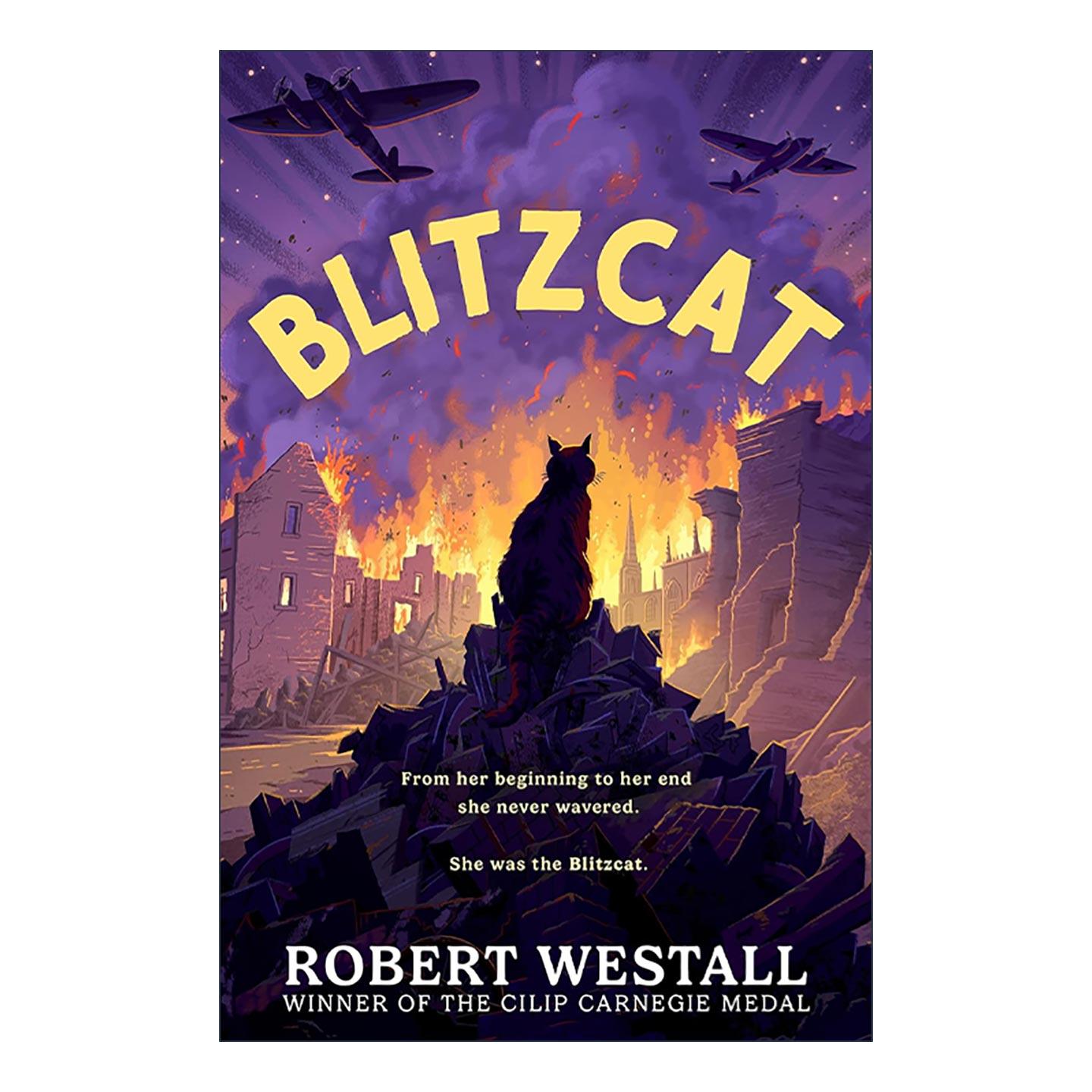英文原版 Blitzcat 闪电战猫儿童动作冒险小说 Robert Westall 罗伯特·韦斯托尔 英文版 进口英语原版书籍
