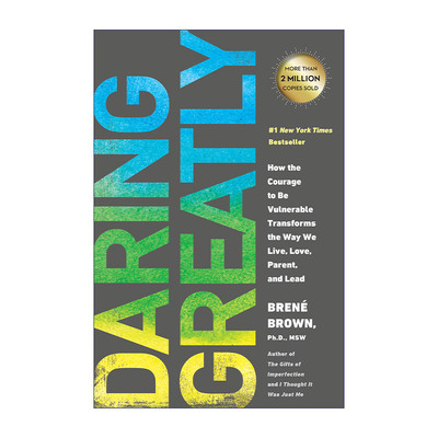 英文原版 Daring Greatly 脆弱的力量 活出感性 直面脆弱 拥抱不完美的自己 Brene Brown 精装 英文版 进口英语原版书籍